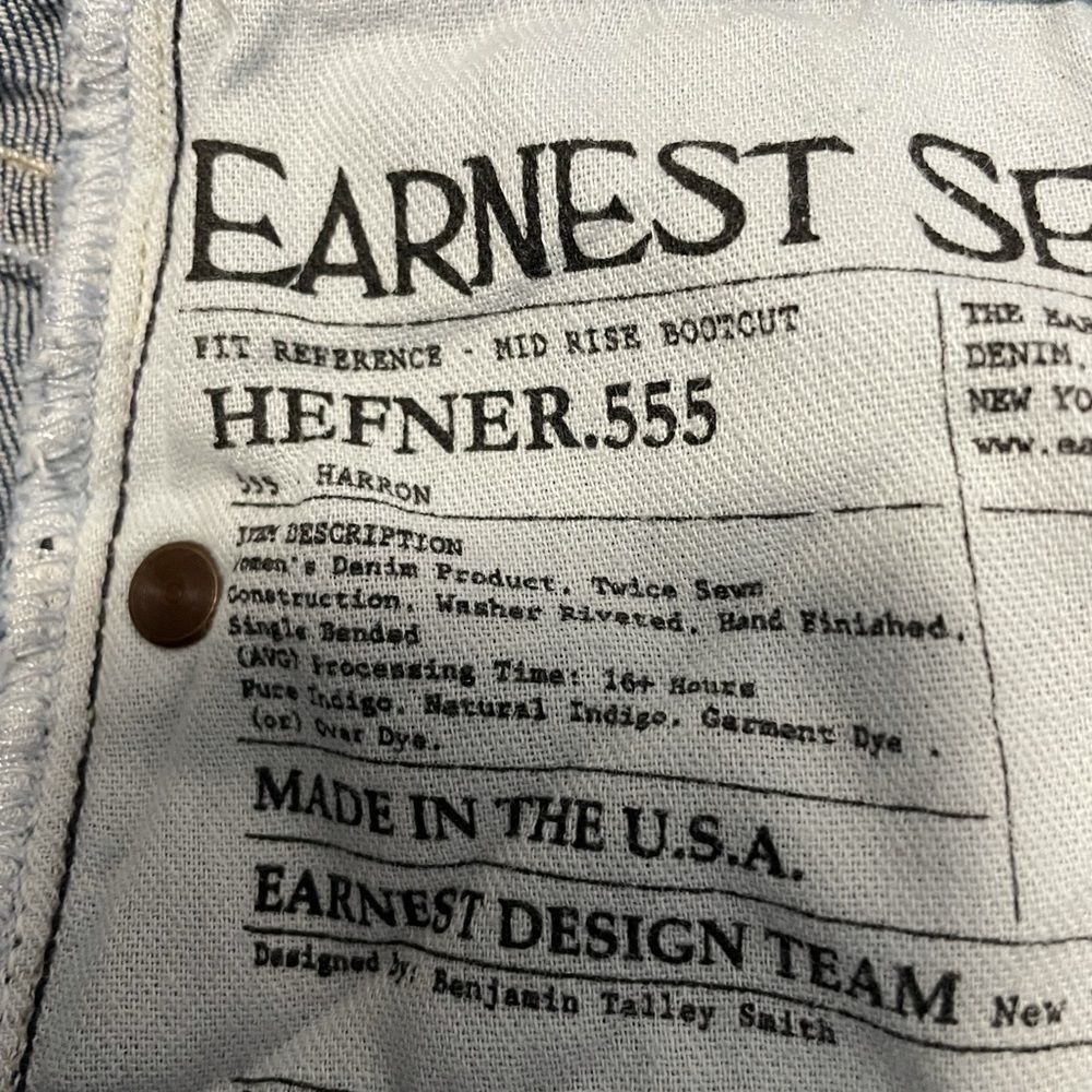 Earnest Sewn Hefner.555 Medium Wash Size 24 - Picture 9 of 10